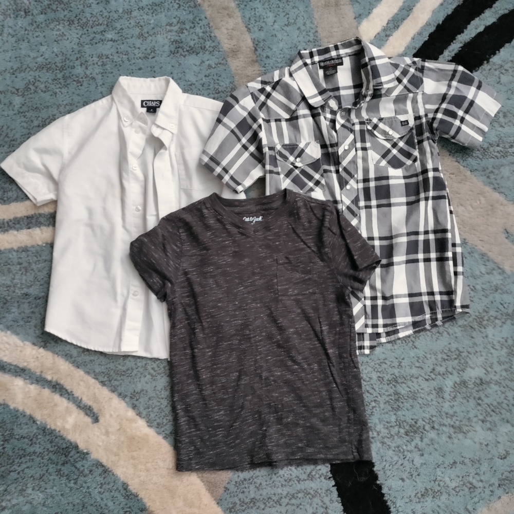 💗BUNDLE 5 FOR 25💗 3 Size 7 Boys Shirts